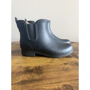 Chooka Delridge Chelsea Rain Boot in black Size 8
